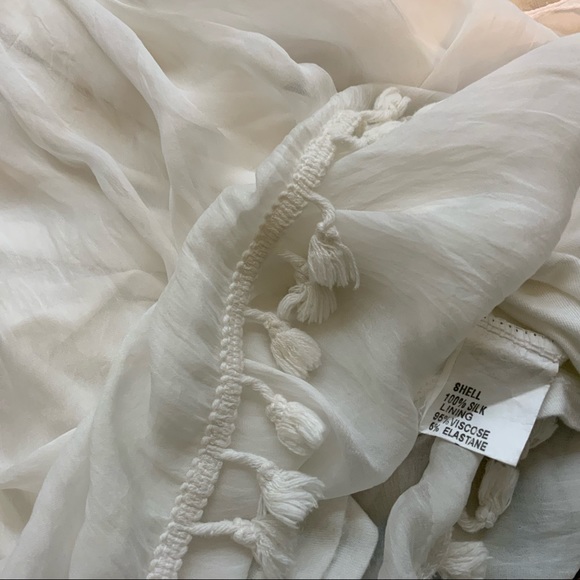 Giusy Women’s White Silk Shirt large - Picture 4 of 5